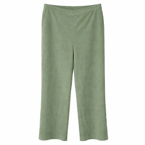 Alfred Dunner 12P Minimalist Sage Green Corduroy Pants W15 with Stretch R11 I26